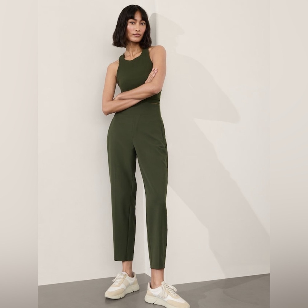 NWT Athleta Endless Pant Aspen Olive Size 16.